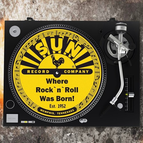 Sun records slipmat - records,