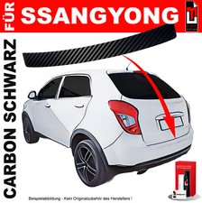Lackschutzfolie Ladekantenschutz für Ssangyong Korando 2010-2019 Carbon Schwarz