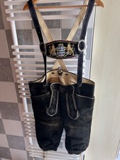 Echte Bayerische Traditions Hirschlederhose Lederhose Handbestickt Oktoberfest