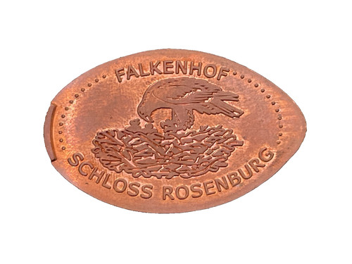 Elongated coin quetschmünze - elongated,