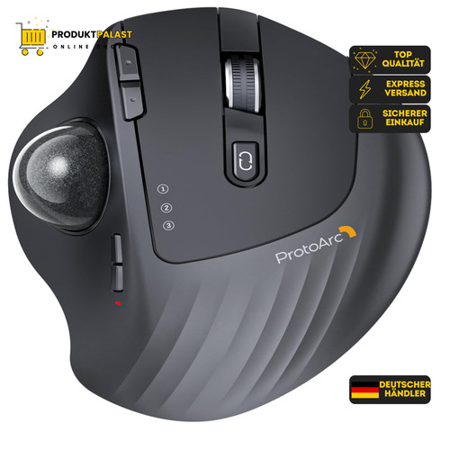 Trackballmaus bluetooth 5 - trackballmaus, 2,4g