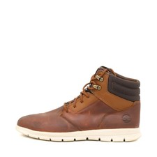 Timberland Herren Hoverlite A1OEE Schuhe Braun Leder High Top Stiefel EU 41.5