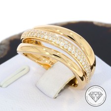 Wert: 3.100,- Brillant Ring 0,36 Ct 750 / 18 Kt Gold XXYY