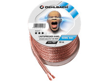 OEHLBACH Speaker Wire SP-15 3000 Lautsprecherkabel 2 x 1,5 qmm Mini Spule 30 m