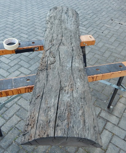 Mooreiche 125x30x7 bohle - mooreiche,
