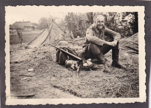 Foto auf pappe soldat mit - foto,