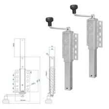2xkurbeltütze 40mm - 2xkurbeltütze,