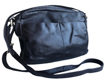 Picard Umhängetasche Crossbody Schultertasche  Dunkelbraun Dunkelweinrot Vintage