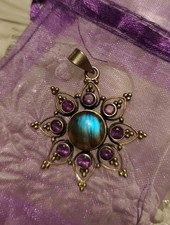 Sonne Anhänger Silber 925