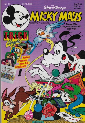 Micky maus 1988 mit - nr.43,