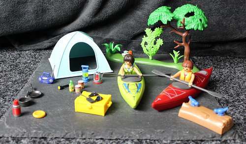 Playmobil 70035 kanu - kanu, zelt