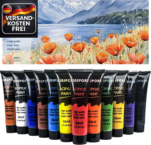 Acrylfarben set farben - 12,