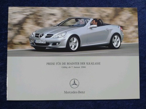 Mercedes slk preisliste - mercedes,