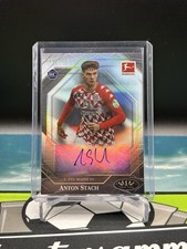 2022 TOPPS Tier One Bundesliga Soccer Ball Magnet /100 Autograph Anton Stach