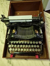 antike Schreibmaschine Klapp-Erika Erika Modell  Reiseschreibmaschine S&N 1920