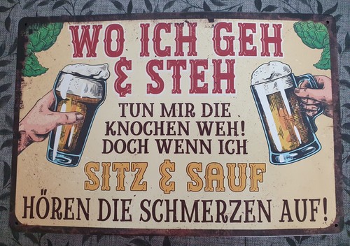 Blechschild schild 30 cm - schild, x
