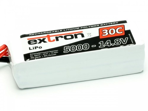 Extron lipo 5000mah 4s - extron,