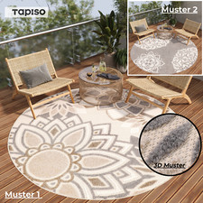 Teppich Rund Indoor Outdoor