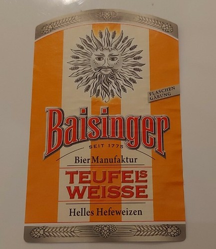 Bieretikett teufel weisse