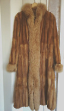 Seidenweicher kuscheliger Pelzmantel SWINGER echt Pelz Feh fuchsfarben 38 40 M