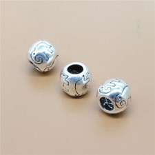 2 Sterlingsilber Elefant