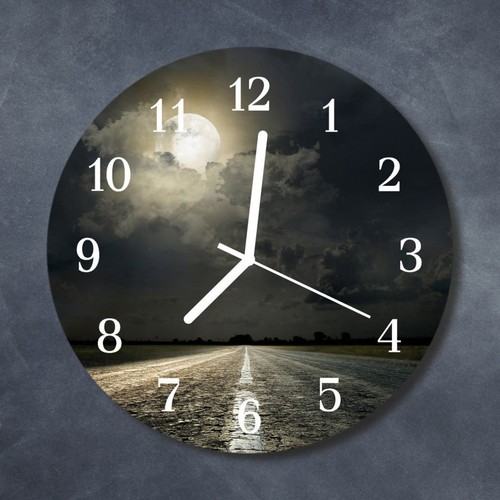 Tulup echt glas - echt-glas, wanduhr