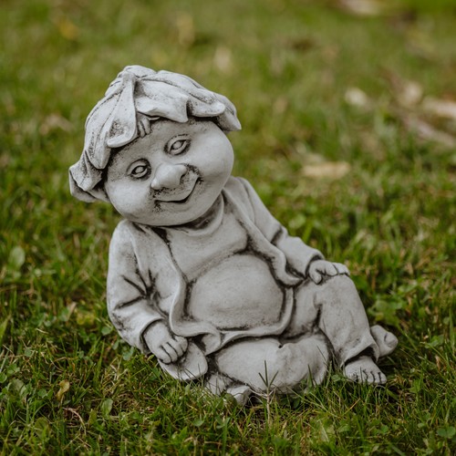 Steinfigur gnom wichtel - steinfigur,