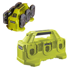 Ryobi 6-fach-Akku-Ladestation