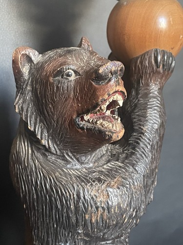 Antike leuchte bär tischlampe - antike,