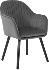 1x Esszimmerstühle Küchenstuhl Polsterstuhl Stuhl Stühle Dunkelgrau hb259dgr-1