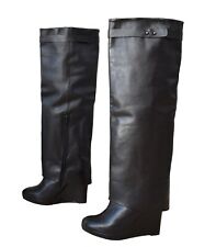 tolle ZIGN Langschaft Stulpenstiefel Gr. 37 Echtleder High Heel Stiefel - NEUw.