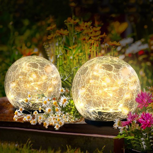 Led solar kugel leuchte - solar, 12cm