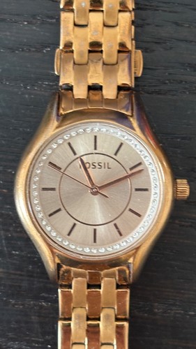 Fossil damenuhr roségold mit - fossil,