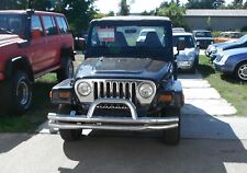 JEEP WRANGLER TJ FRONTRAMME FRONTSCHUTZBÜGEL EDELSTAHL GEBRAUCHT FÜR BASTLER