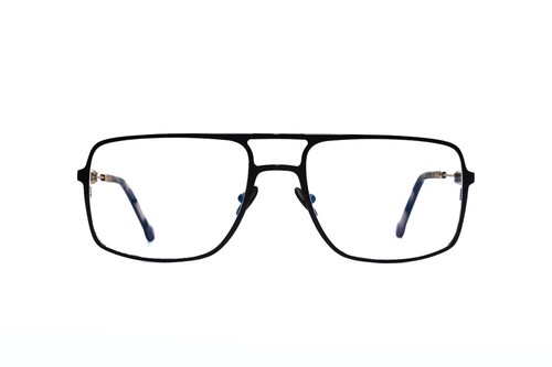 Modische titan lesebrille mit - modische,