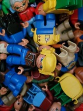 LEGO DUPLO 10 Figuren - Konvolut, gemischt, Mann, Frau, Kind, Oma, Opa