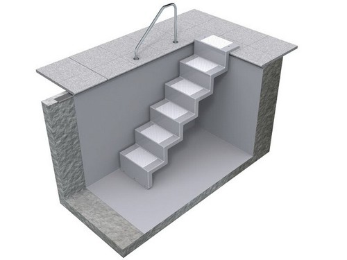 Reku pool treppe eleganz - pool,