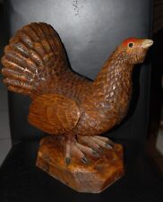 Großer Auerhahn Jagd, Tierfigur Deko Skulptur  ca.31 cm hoch aus Kunstharz