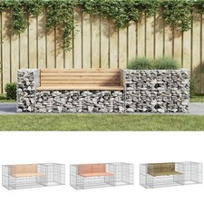 Gartenbank mit Gabione