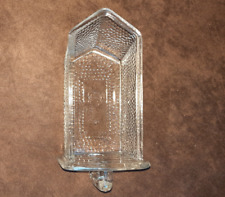 1 x alte kleine Glasschütten von Poncet Glas Küchenschütten Vintage Glasschuber