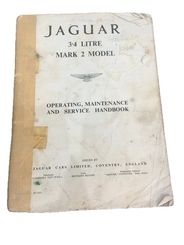 Jaguar liter mark 2 modell - 3,4,