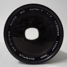 Olympus OM Objektiv f4/200mm Zuiko Auto T