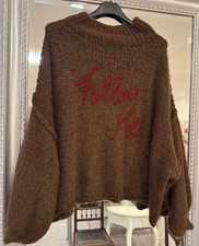 FOLLOW ME DAMEN PULLI OVERSIZE