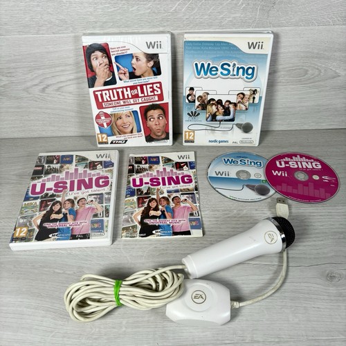 Nintendo wii singing - nintendo, bundle