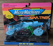 Micro Machines Star Trek U.S.S. Excelsior Bird of Prey U.S.S. Reliant NEU & OVP