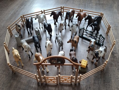 Schleich pferde mit zubehör - mit,
