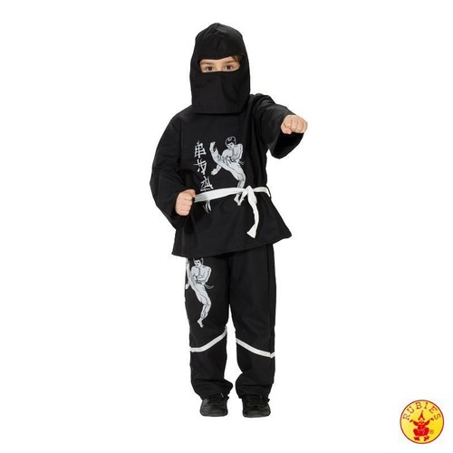 Black ninja 3tlg - black, 3tlg.