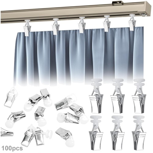 Gardinenklammern set 100 - set,,