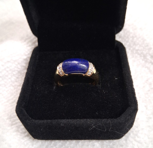 Damenring blauer lapis - damenring,