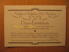 ~1920 Dauer Eintrittskarte